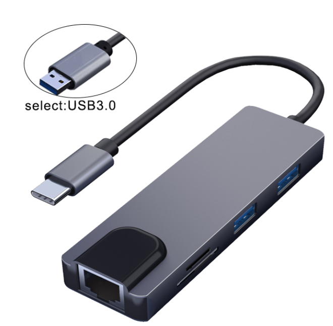 UAH-002 5Gbps USB3.0 Male TO 4 Port USB3.0 Female/CAH-002 5Gbps   TYPEC Male TO 4 Port USB3.0 Female
