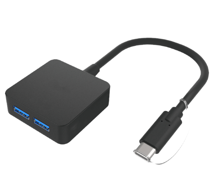 CH-010 10Gbps / Type C Male TO 2 USB 3.1 Port HUB