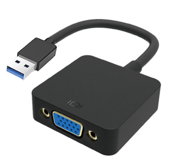UV-001V / USB 3.0  Male TO VGA Female ABS